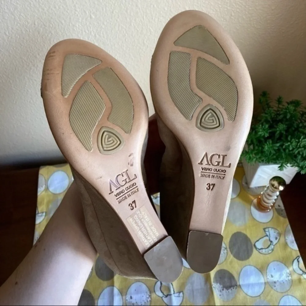 AGL snakeskin ballet wedges size 37 - Picture 12 of 13